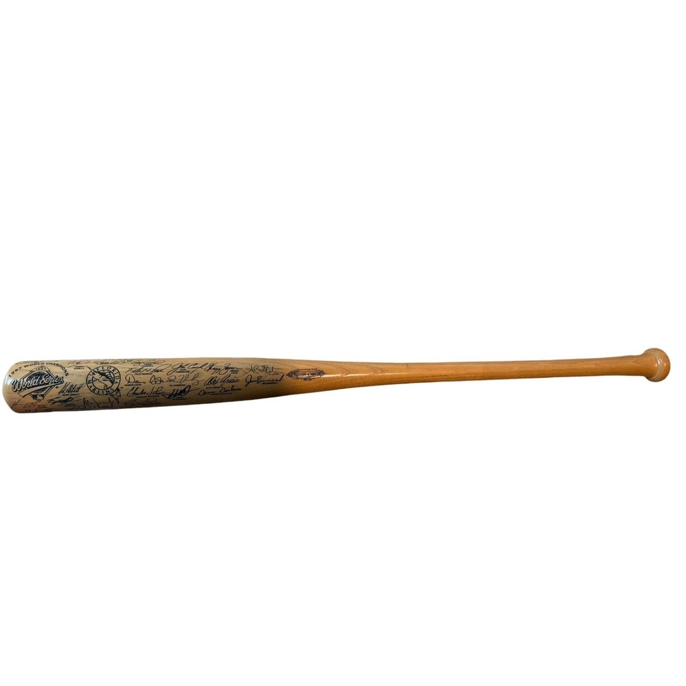 Florida Marlins 1997 World Series Champions Team Signature Souvenir Baseball Bat